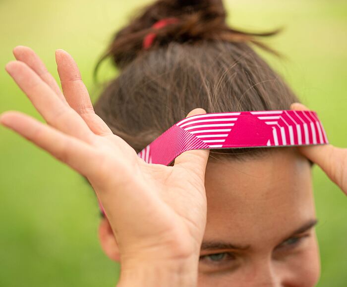 čelenka bjež STYLE SHAPES pink