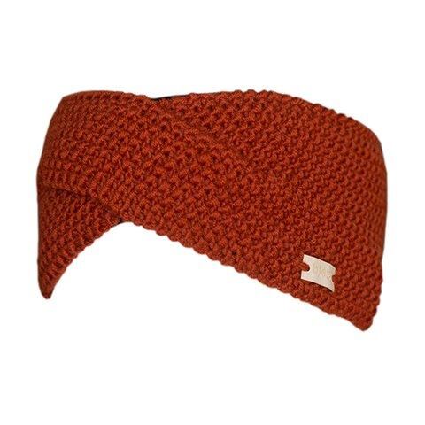 čelenka pletená merino CROSS MUSTARD